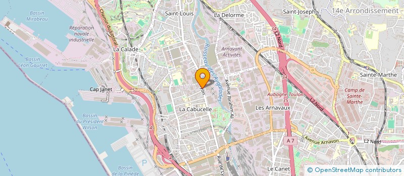 localisation de l'entreprise MONSIEUR GABRIEL MIHAI à MARSEILLE