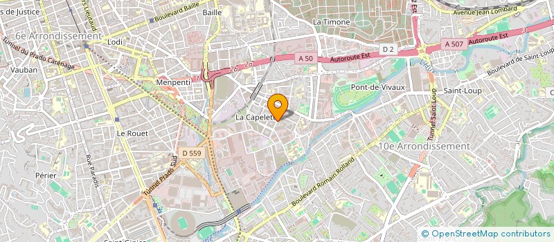 localisation de l'entreprise MONSIEUR GABRIEL MILHAUD à MARSEILLE