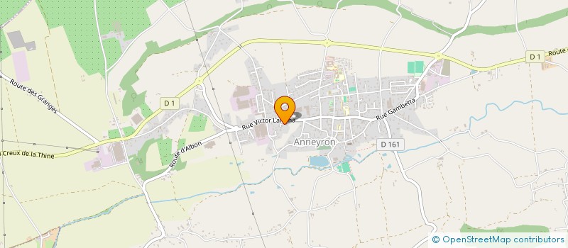 localisation de l'entreprise MONSIEUR GABRIEL MINODIER  ANNEYRON