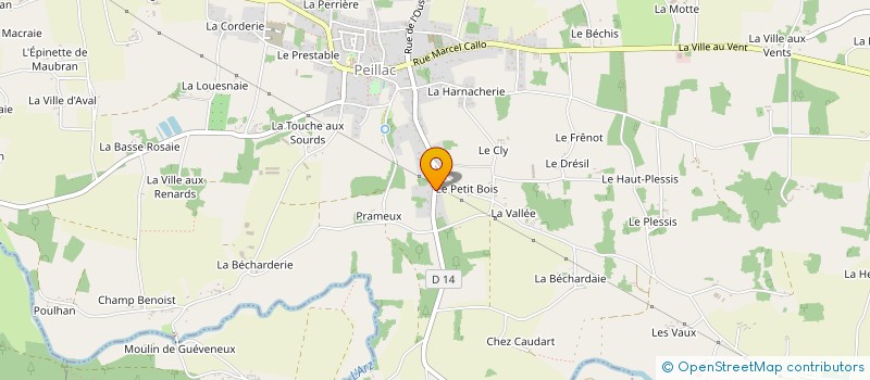 localisation de l'entreprise MONSIEUR GABRIEL MONGI  PEILLAC