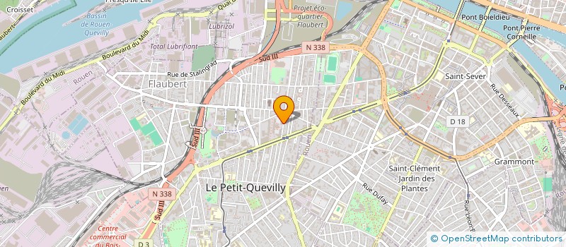 localisation de l'entreprise MONSIEUR GABRIEL MOROT  LE PETIT-QUEVILLY