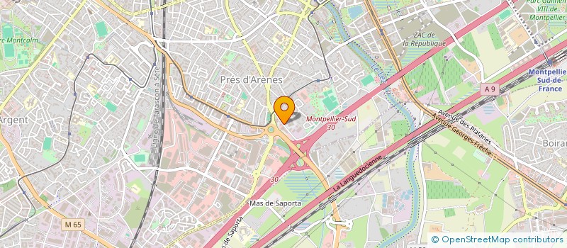localisation de l'entreprise MONSIEUR GABRIEL MOULY  MONTPELLIER