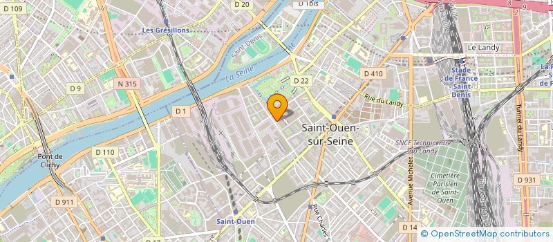 localisation de l'entreprise MONSIEUR GABRIEL MULENDA à SAINT-OUEN-SUR-SEINE