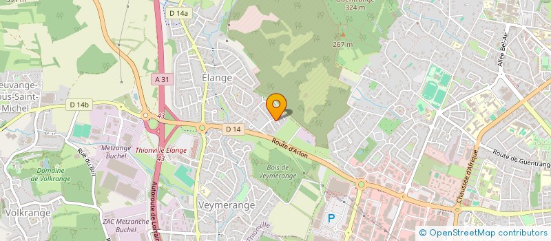 localisation de l'entreprise MONSIEUR GABRIEL MULLER  THIONVILLE