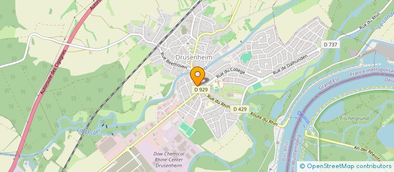 localisation de l'entreprise MONSIEUR GABRIEL MULLER  DRUSENHEIM