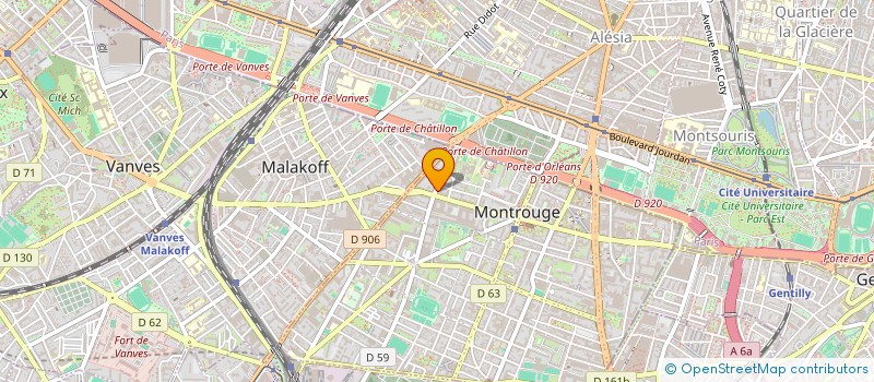 localisation de l'entreprise MONSIEUR GABRIEL MURESAN à MONTROUGE