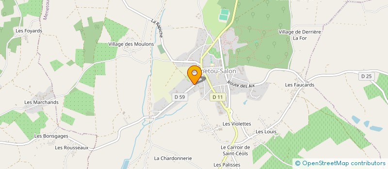 localisation de l'entreprise MONSIEUR GABRIEL MUSARD  MENETOU-SALON