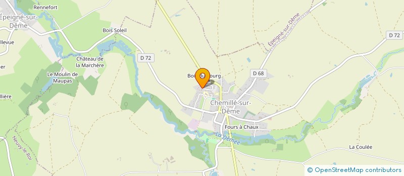 localisation de l'entreprise MONSIEUR GABRIEL MUSSET  CHEMILLE-SUR-DEME