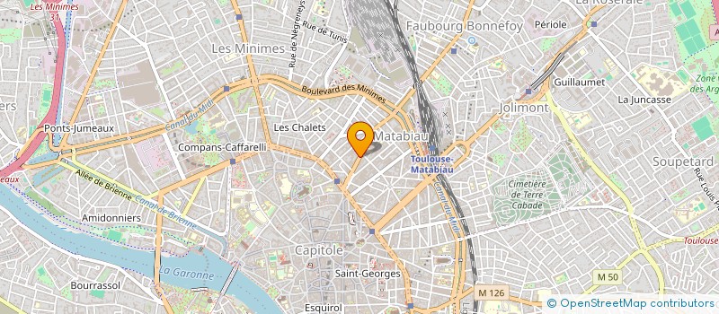 localisation de l'entreprise MONSIEUR GABRIEL NEGRE AVESQUE à TOULOUSE