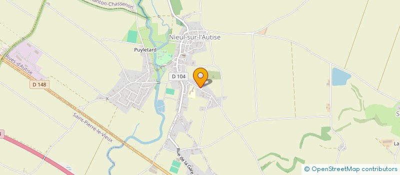 localisation de l'entreprise MONSIEUR GABRIEL NOEL  RIVES-D'AUTISE