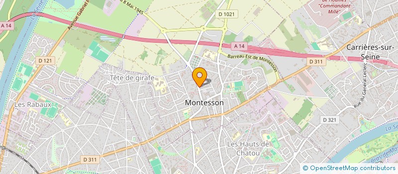 localisation de l'entreprise MONSIEUR GABRIEL NOGUEIRA DE SA  MONTESSON