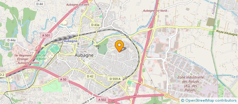 localisation de l'entreprise MONSIEUR GABRIEL NOTO à AUBAGNE
