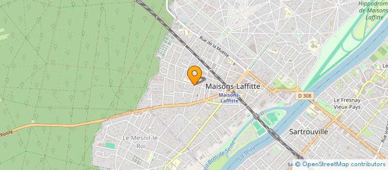 localisation de l'entreprise MONSIEUR GABRIEL ONOFRE à MAISONS-LAFFITTE