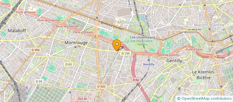 localisation de l'entreprise MONSIEUR GABRIEL OTELEA  MONTROUGE