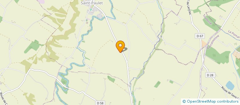 localisation de l'entreprise MONSIEUR GABRIEL OURLIAC  SAINT-PAULET