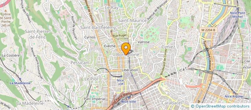 localisation de l'entreprise MONSIEUR GABRIEL OUSSADON à NICE