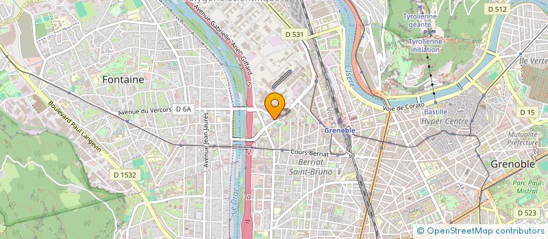 localisation de l'entreprise MONSIEUR GABRIEL PACOTTE à GRENOBLE