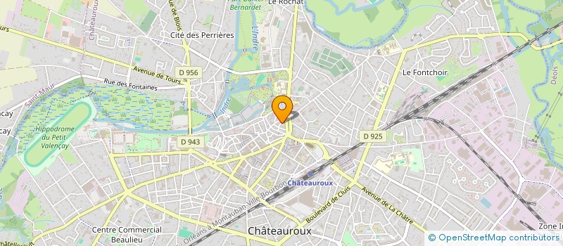 localisation de l'entreprise MONSIEUR GABRIEL PAGLIA  CHATEAUROUX