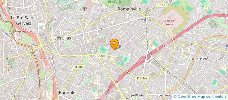 localisation de l'entreprise MONSIEUR GABRIEL PALLOIS à BAGNOLET