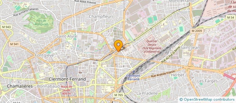 localisation de l'entreprise MONSIEUR GABRIEL PALLOTTA  CLERMONT-FERRAND