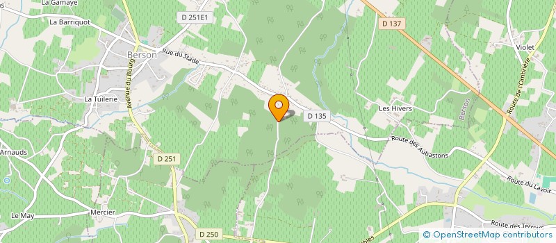 localisation de l'entreprise MONSIEUR GABRIEL PAPON  BERSON