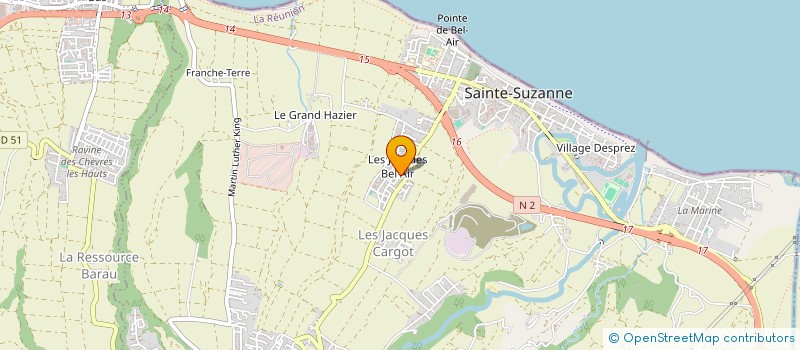 localisation de l'entreprise MONSIEUR GABRIEL PAQUIRY à SAINTE-SUZANNE