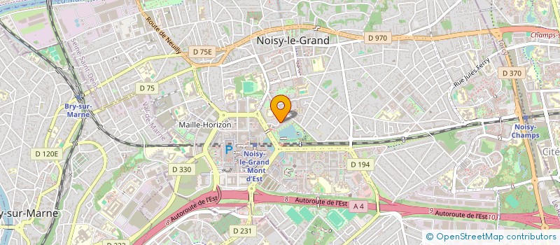 localisation de l'entreprise MONSIEUR GABRIEL PASCALIN à NOISY-LE-GRAND