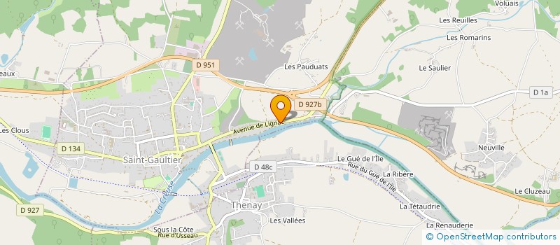 localisation de l'entreprise MONSIEUR GABRIEL PATINET à SAINT-GAULTIER