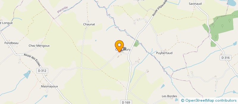 localisation de l'entreprise MONSIEUR GABRIEL PATRIER  ALLOUE