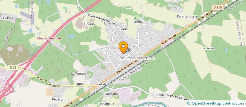 localisation de l'entreprise MONSIEUR GABRIEL PAUMARD  BENESSE-MAREMNE