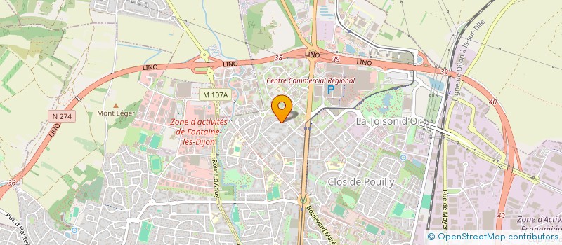 localisation de l'entreprise MONSIEUR GABRIEL PELLICER à DIJON