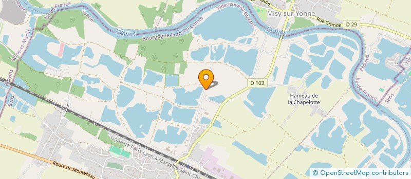 localisation de l'entreprise MONSIEUR GABRIEL PEREA GONZALEZ  VILLENEUVE-LA-GUYARD