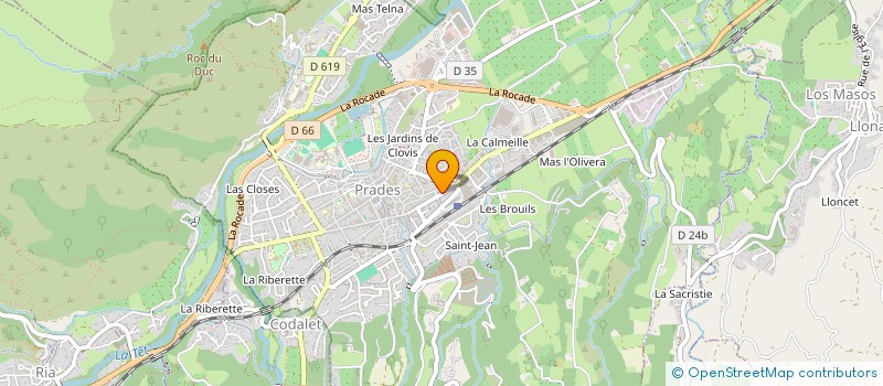 localisation de l'entreprise MONSIEUR GABRIEL PEREIRA à PRADES
