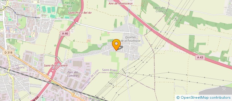 localisation de l'entreprise MONSIEUR GABRIEL PEREIRA  SAINT-PRIEST