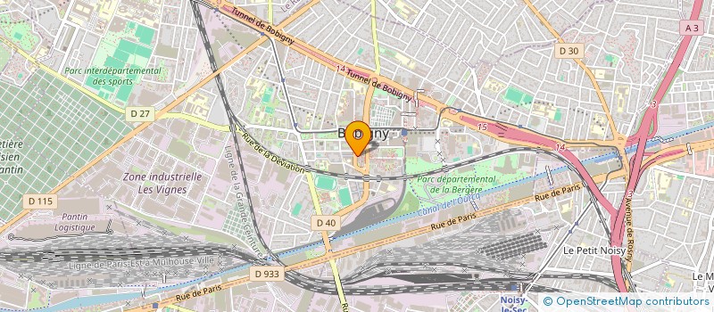 localisation de l'entreprise MONSIEUR GABRIEL PEREZ à BOBIGNY