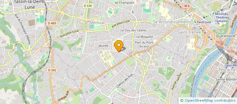 localisation de l'entreprise MONSIEUR GABRIEL PEREZ à LYON
