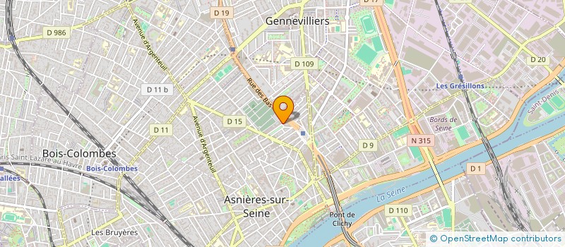 localisation de l'entreprise MONSIEUR GABRIEL PERRIMOND à ASNIERES-SUR-SEINE