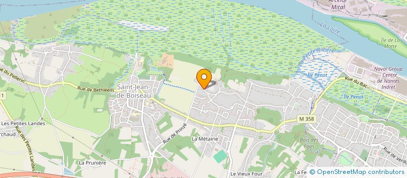 localisation de l'entreprise MONSIEUR GABRIEL PERROT  SAINT-JEAN-DE-BOISEAU