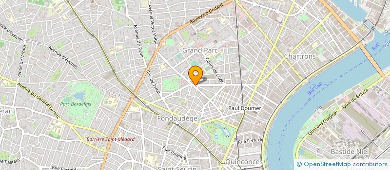 localisation de l'entreprise MONSIEUR GABRIEL PETIT  BORDEAUX