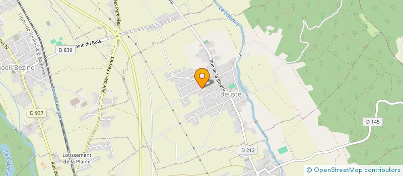 localisation de l'entreprise MONSIEUR GABRIEL PETROZZI  BEUSTE