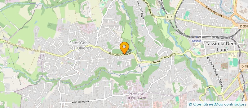 localisation de l'entreprise MONSIEUR GABRIEL PIGNOLI  SAINT-GENIS-LES-OLLIERES