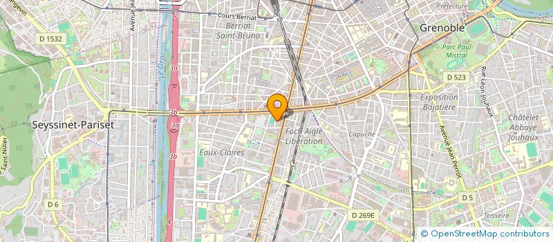 localisation de l'entreprise MONSIEUR GABRIEL PIRES ZAMPOLLO  GRENOBLE