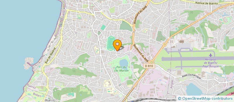 localisation de l'entreprise MONSIEUR GABRIEL PLOMION  BIARRITZ