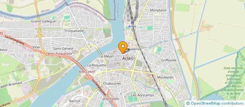 localisation de l'entreprise MONSIEUR GABRIEL POLLET THIOLLIER  ARLES