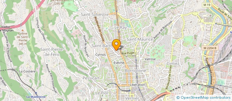 localisation de l'entreprise MONSIEUR GABRIEL POPESCU à NICE