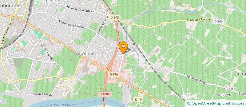 localisation de l'entreprise MONSIEUR GABRIEL POSSEMATO  LIBOURNE