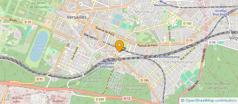 localisation de l'entreprise MONSIEUR GABRIEL POUSTIS à VERSAILLES