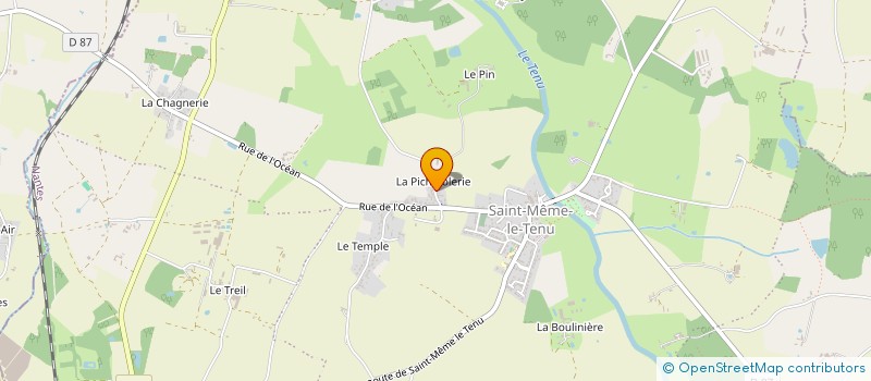 localisation de l'entreprise MONSIEUR GABRIEL PRENEAU à MACHECOUL-SAINT-MEME