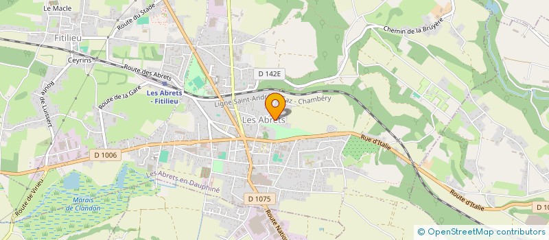 localisation de l'entreprise MONSIEUR GABRIEL PROVENT  LES ABRETS-EN-DAUPHINE