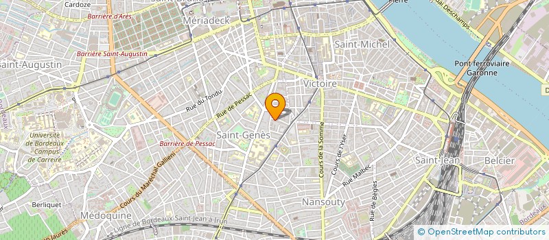 localisation de l'entreprise MONSIEUR GABRIEL PRUNET-FOCH à BORDEAUX